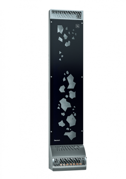 Sauna circulator | Saunum Base Solution Korte Airconditioner | Innovatieve oplossing in staal en steen effect LED Wit