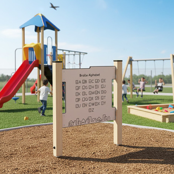 Title: Integrative Braille Educational Playground Board LK609 – Learning by Touch