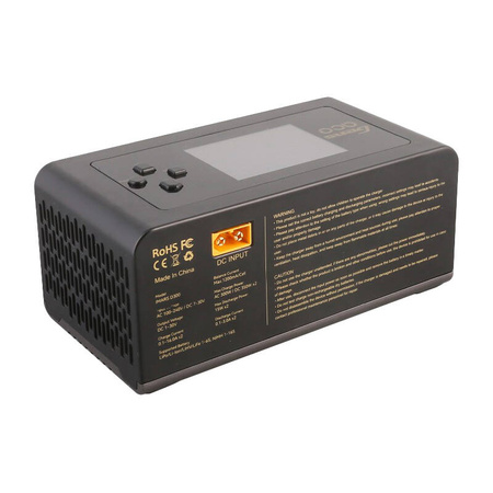 Gens Ace IMARS D300 G-Tech Channel AC/DC 300W/700W RC-laturi musta
