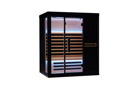 Sauna OFS06A-4 – Kompakta elektriskā sauna ar infrasarkano sildīšanu