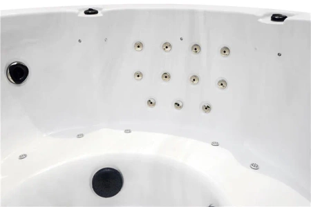 200×200 cm Round Outdoor Jacuzzi with 5 Seats – Luxury SPA Tub
