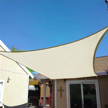 MultiGarden Waterproof Rectangular Sun Shade Sail 2x3m Beige | Garden furniture, relaxation, modern style