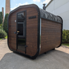 Modern outdoor sauna CUBE MINI PLUS – with relaxation function