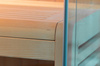 MO-SS2016H Dry sauna with HARVIA 8 kW heater | Thermo Wood | Natural Wood