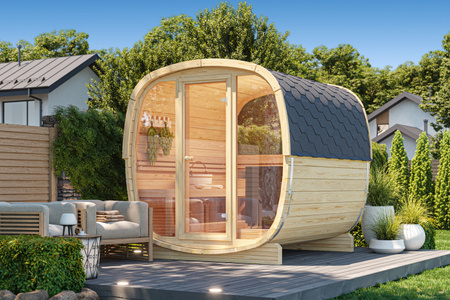 Ulkosauna Uku 230 4-6 hengelle / Sähkö- tai Harvia-puukiuas / Laadukas pohjoismainen kuusikuusi ( mänty lämpöpuu) | Wellness | Rentoutuminen | SPA | Wellness | Rentoutuminen | SPA | Wellness | Rentoutuminen | SPA | Nordic Style | Lämpöpuu | Lämpöpuu