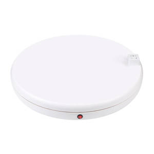 Pöörlev fotostatiiv Puluz koos pistikupesaga 45 cm (valge)