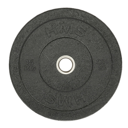 Disco de parachoques olímpico negro 5 - 25 KG HMS