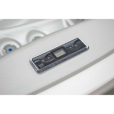 Садове джакузі SPA516 White Pearl з антрацитовим корпусом 170x210 см - компактна розкіш у вашому саду