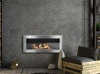 Inox hangende biohaard met glas 900x400 – roestvrij staal, modern design