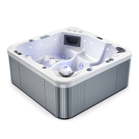 Jacuzzi exterior LX con chorros y Bluetooth – spa de hidromasaje de lujo con bombas de masaje