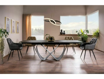 Infinity Ceramic Black Azario bord