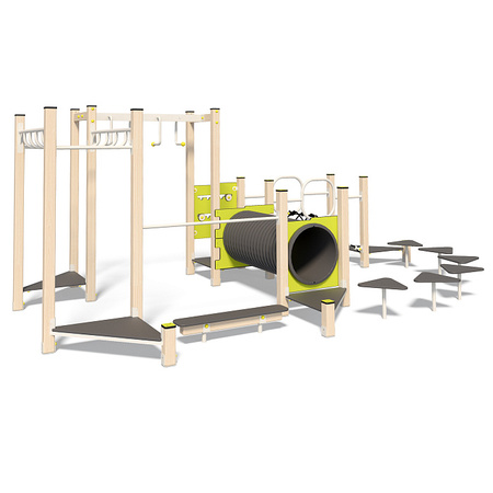 Speelset LK150.1 – Kleurrijke speelset voor kinderen voor de speelplaats en in de tuin