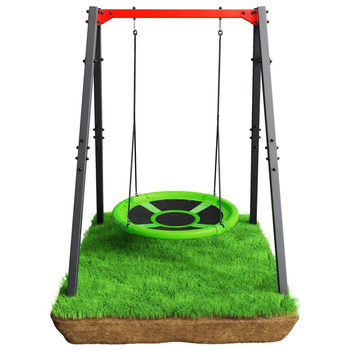 Columpio de jardín para niños con columpio nido.