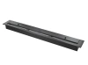 Foyer bioéthanol encastrable haute performance 2 SIDE 1200 – tunnel, noir, verre Antisol