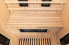 Sauna de infrarrojos con piedras de sal del Himalaya MO-EA2R | Wellness | Relax | SPA | Madera Termotratada | Madera Natural