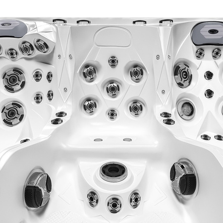 Utomhusjacuzzi SPA747 F27 210x210 cm – komfort och elegans