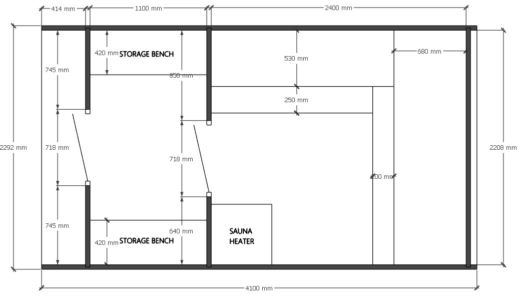 Sauna Cube Moderno Plus - slutbillede