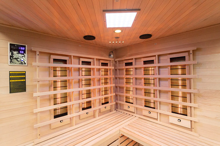 MO-EA3CR Infrared sauna | Modern Design | Thermo Wood