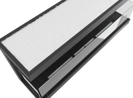 Sturdy biofireplace Inside C1200 v3 — minimalist built-in fireplace for a recess (2 l, 1000 mm burner)