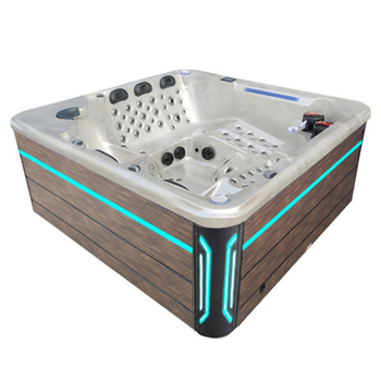 Dārza džakuzi vanna SPA743 220x220 cm - plaša atpūta visai ģimenei