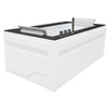 Baignoire pour la maison | SPA Boston 926 Noir | Gris 180x100 cm 46 jets | Jacuzzi
