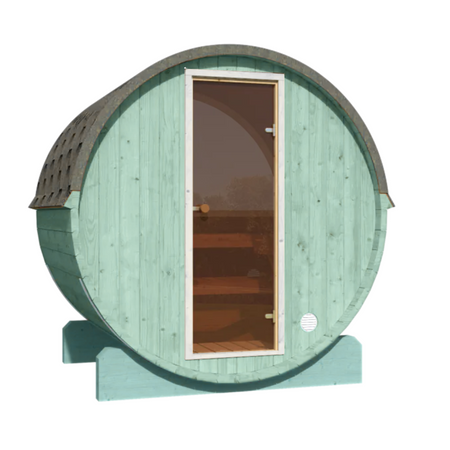 Sauna da giardino EDA 160 – Nuova collezione Rainbow / Spaziosa sauna da esterno per 3-4 persone con stufa elettrica, ideale per rilassarsi in giardino