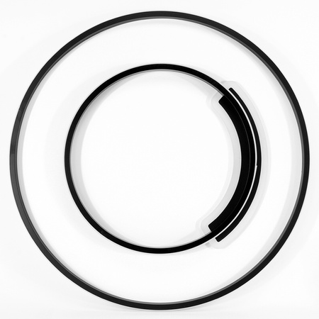 Ceiling lamp LED Circles and lines 76W + Pilot DL-G03