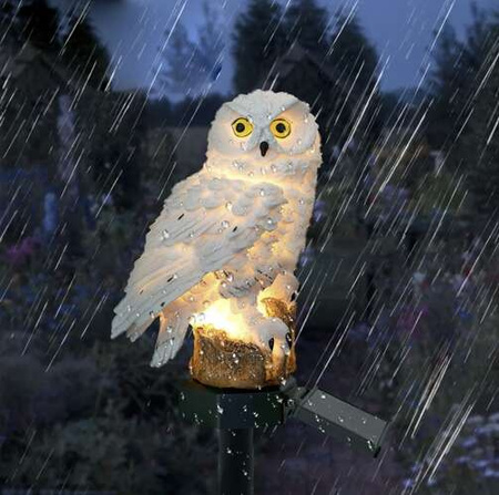 Lampe solaire de jardin - hibou Gardlov 23847