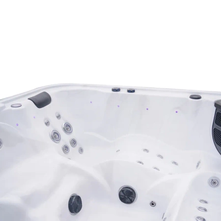 Utomhusjacuzzi med massage – rymligt SPA-badkar för hemmabruk