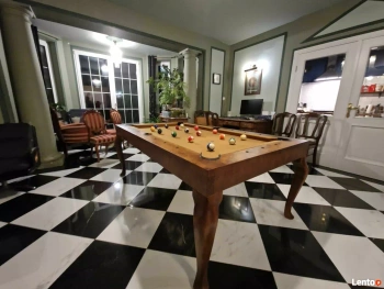 Τραπέζι μπιλιάρδου Ludwik – Μπιλιάρδο για τραπεζαρία και πινγκ-πονγκ 3 σε 1: συνδυασμός κλασικής κομψότητας και άνεσης