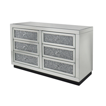 GLAMOUR CASTEL GLASS BOX - klaas, MDF, 125×72,5×40 cm