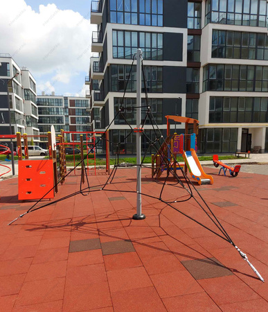 Rope Pyramid 3 Lines SE770.3 – Modern climbing pyramid for children