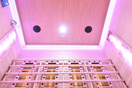 MO-RL4ST Infrasarkanā sauna ar sāls akmeni un turmalīniem | Wellness | Relax | SPA | Elegants minimālisms | Luksusa atpūta