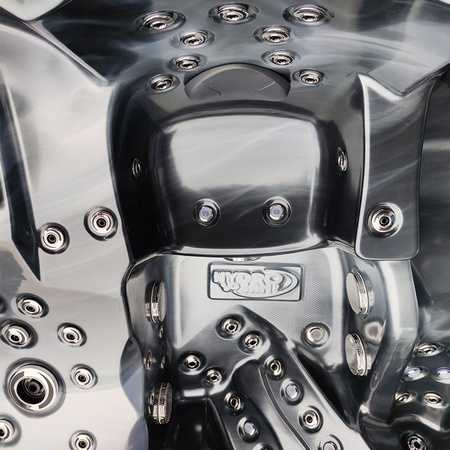 Dārza džakuzi SPA403 230x230 cm - ekskluzīva spa vanna 4 personām