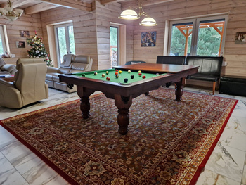 Billardtisch Athena – 3‑in‑1‑Esstisch, Billard & Tischtennis‑Auflage
