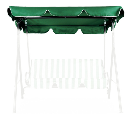 ModernHome Waterproof Swing Canopy 210 x 145 cm Green | Garden furniture, relaxation, modern style