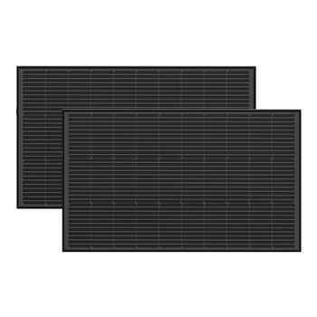 Csomag 2x EcoFlow 100W-os fotovoltaikus panelekből (merev szerkezet)
