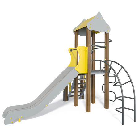 Complexo de jogos “Kiddy” T801 — um parque infantil seguro para o desenvolvimento e diversão das crianças