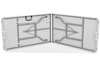 Mesa de catering plegable, longitud 240 cm - blanca