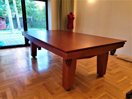 Pyramidový kulečníkový stůl - stolní kulečník a stolní tenis 3v1