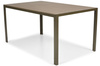 Table de jardin MODENA 150 en aluminium - Argent