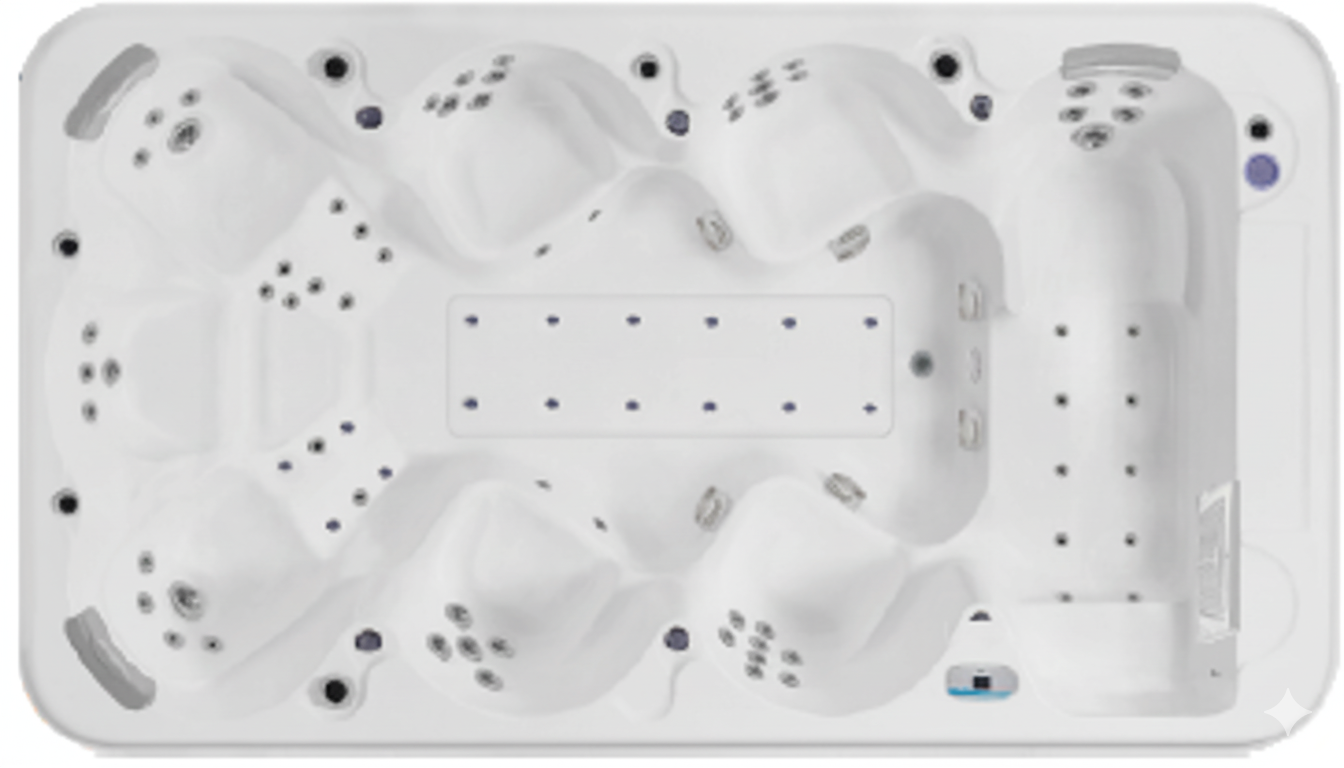 Jacuzzi OF-8001 Pro – sānu skats