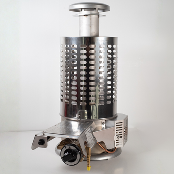 Soba de saună pe gaz Botnia 81 | 8,1 kW | oțel inoxidabil | fără alimentare electrică | pentru saune 4–13 m³ | mobilă | pentru camping | saună finlandeză