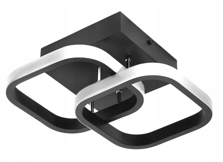 Sufi Square lamp 22W BLACK DL-B02- NEUTRAL COLOR