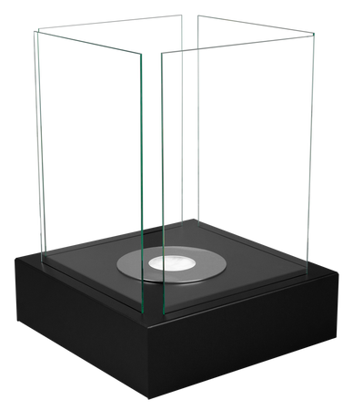 Voľne stojaci biokrb Sunset Garden čierny štruktúrny mat