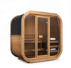 Sauna Icon 125 - Kompakt og Moderne Havesauna/ Kun elektrisk opvarmning / Højkvalitets Thermowood-væg