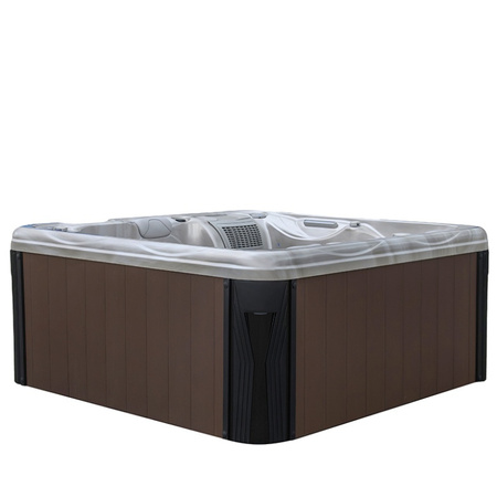 Dārza džakuzi SPA566 200x200 cm - luksusa spa vanna ar burbuļvannu dārzam un terasei