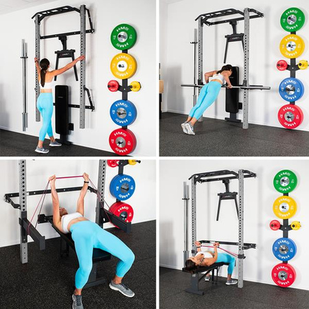 Multifunktionaler faltbarer Trainingskäfig KLT22 HMS