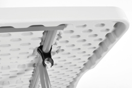 Klappbarer Cateringtisch, Länge 240 cm – weiß