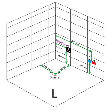 ΜΠΑΝΙΕΡΗ ΥΔΡΟΜΑΣΑΖ VENEZIA 761 180x120 CM